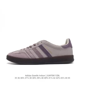 Adidas Originals Gazelle Indoor Retro Sneakers with Gum Sole