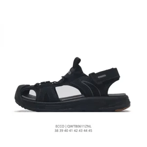 ECCO Bialystok Men's Outdoor Sandal with Adjustable Strap and Flexible Sole