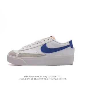 Nike Blazer Low '77 Vntg Vintage Suede Leather Low Top Sneakers for Men and Women