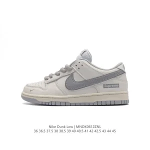 Supreme x Nike Dunk Low Custom Skateboard Shoes for Youth