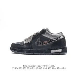 Jordan Air Jordan 1 Low Panda Retro Low-Top Basketball Shoes