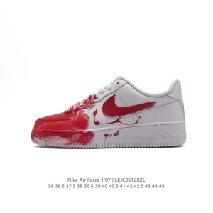 Nike Air Force 1 07 Low White Leather Sneakers for Men and Women