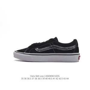 Vans Sk8-Low Classic Low-Top Canvas Skate Shoes