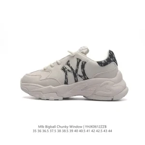MLB Bigball Chunky Window Retro Vintage Print Chunky Sneakers
