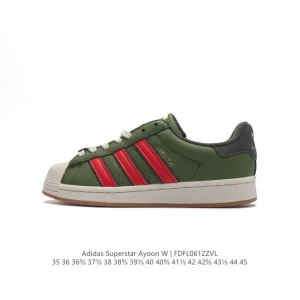 Adidas Superstar Ayoon W Classic Shell Toe Sneakers for Men and Women