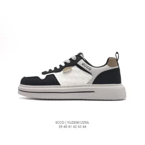 ECCO Men's Chunky Sole Sneakers - Breathable Lightweight Casual Shoes