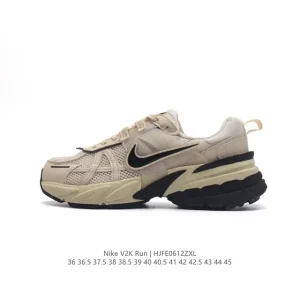 Nike V2K Run Retro Running Shoes White Metallic Silver