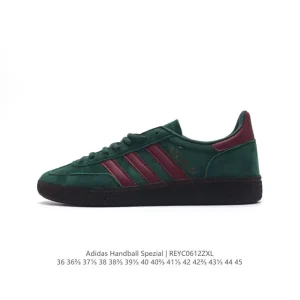 Adidas Handball Spezial Classic Retro Leather Sneakers with Gum Sole