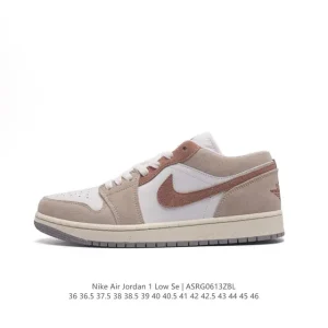 Air Jordan 1 Low Retro Classic Leather Sneakers