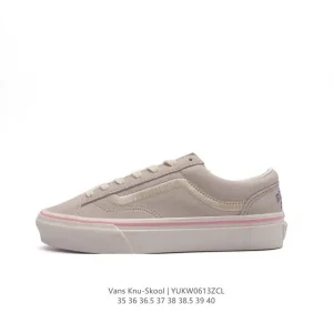 Vans Knu Skool Vintage Bread Shoe Retro Skateboard Sneaker