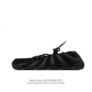 Adidas Yeezy 450 Black White Knit Running Shoe