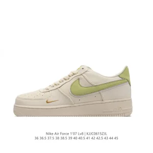 Nike Air Force 1 Low 07 White Leather Sneakers for Men and Women