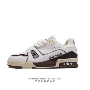 Louis Vuitton Trainer Sneaker Low Canvas Thick Sole Luxury Shoes