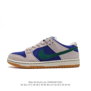 Nike SB Dunk Low Pro HF3704 Vintage Leather Skate Shoes for Men and Women