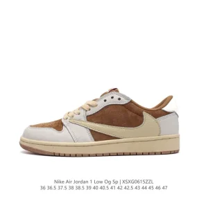 Jordan Air 1 Low OG SP Military Blue Reverse Swoosh Sneaker