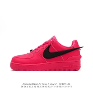Nike Air Force 1 '07 Low Ambush Collaboration Leather Sneakers