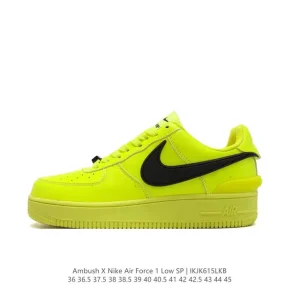Nike Air Force 1 '07 Low Ambush Collaboration Leather Sneakers