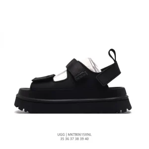 UGG Women's Fashion Slides with Elastic Heel Strap for Comfort and Style