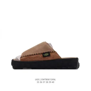 UGG W Venture Daze Slide Slipper in Lime Bubbles Color