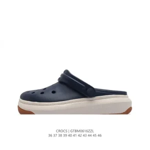 Crocs Women's Thick Sole Platform Sandals for Beach and Casual Wear