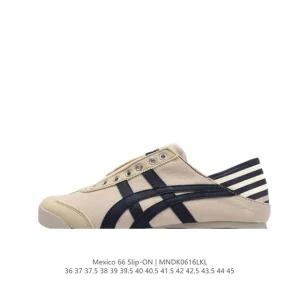 ASICS Onitsuka Tiger Mexico 66 Paraty Canvas Slip-On Sneakers