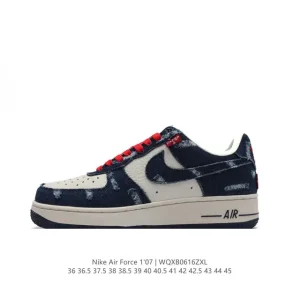 Nike Air Force 1 '07 Low Leather Sneakers White Casual Shoes