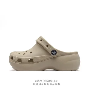 Crocs Women's Thick Sole Platform Sandals - Yacht Club Style
