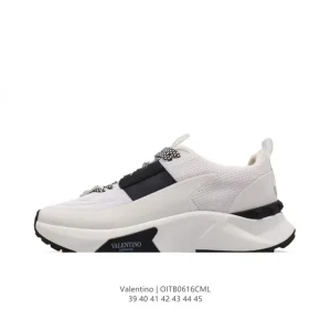 Valentino VLTN Leather Dad Sneakers Running Shoes for Men