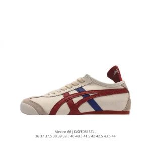 ASICS Onitsuka Tiger Mexico 66 Classic Retro Leather Sneakers