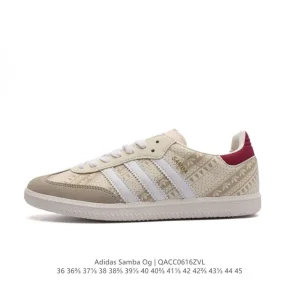 Adidas Originals Samba OG Shoes Classic White Leather Sneakers