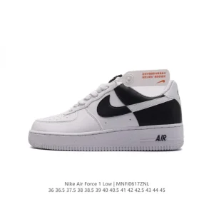 Nike Air Force 1 07 Low White Leather Sneakers for Men and Women