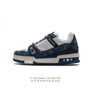 Louis Vuitton LV Trainer Sneaker Low Fashion Thick Sole Platform Shoes