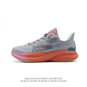 HOKA Mach 6 Supercritical EVA Lightweight Racing Trainer for Advanced Runners