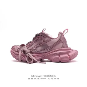 Balenciaga 3XL Sneaker 3+ Series Low Top Retro Dad Shoe with Vintage Effect