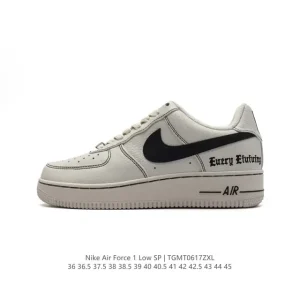 Nike Air Force 1 07 Low White Leather Sneakers for Men and Women