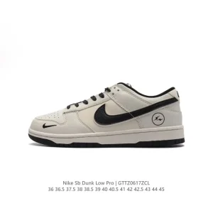 Nike SB Dunk Low Pro XD6188-015 Vintage Leather Skateboarding Shoes