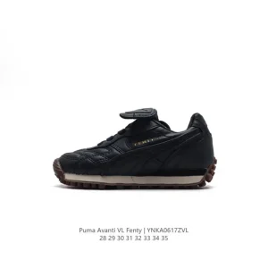 PUMA Fenty X Puma Avanti Leather Kids Shoes Black and Cream