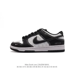 Nike Dunk Low SB Gucci Colorway Skateboarding Shoes with Zoom Air Cushioning