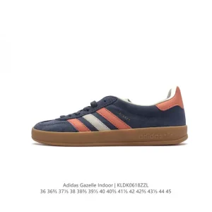 Adidas Originals Gazelle Indoor Retro Sneakers with Gum Sole