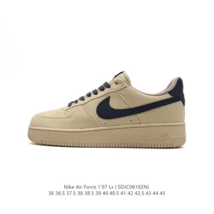 Nike Air Force 1 Low '07 Classic White Leather Sneakers