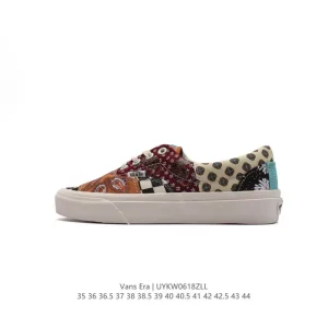 Vans Era White Low Top Skateboarding Shoes for Men and Women