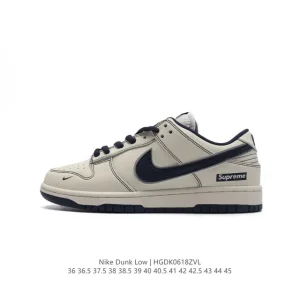 Nike SB Dunk Low Pro Vintage Leather Skate Shoes for Men and Women