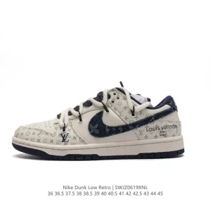 Nike SB Dunk Low LV Collaboration Premium Skateboarding Shoes