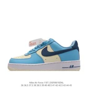 Nike Air Force 1 '07 Low White Leather Casual Sneakers for Men and Women
