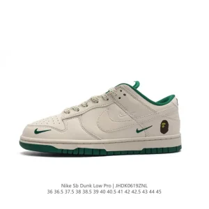 Nike SB Dunk Low Pro Xd6188-026 Vintage Leather Skateboarding Shoes