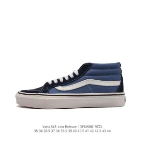 Vans Sk8-Mid Classic Canvas Skate Shoes for Men and Women