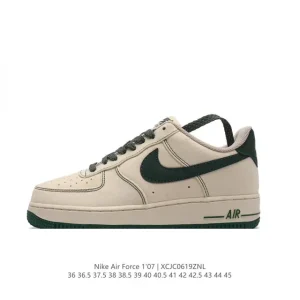 Nike Air Force 1 '07 Low White Leather Sneakers