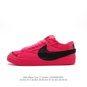 Nike Blazer Low '77 Jumbo Retro Vintage Sneakers with Oversized Swoosh