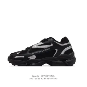 Lacoste Men's & Women's Chunky Sole Fashion Sneakers with Breathable Mesh