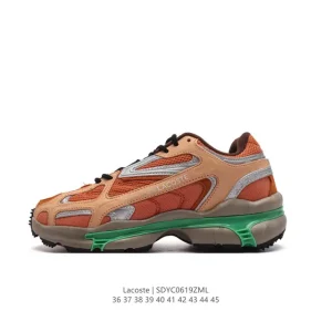 Lacoste Men's Women's Thick Sole Platform Retro Sneakers
